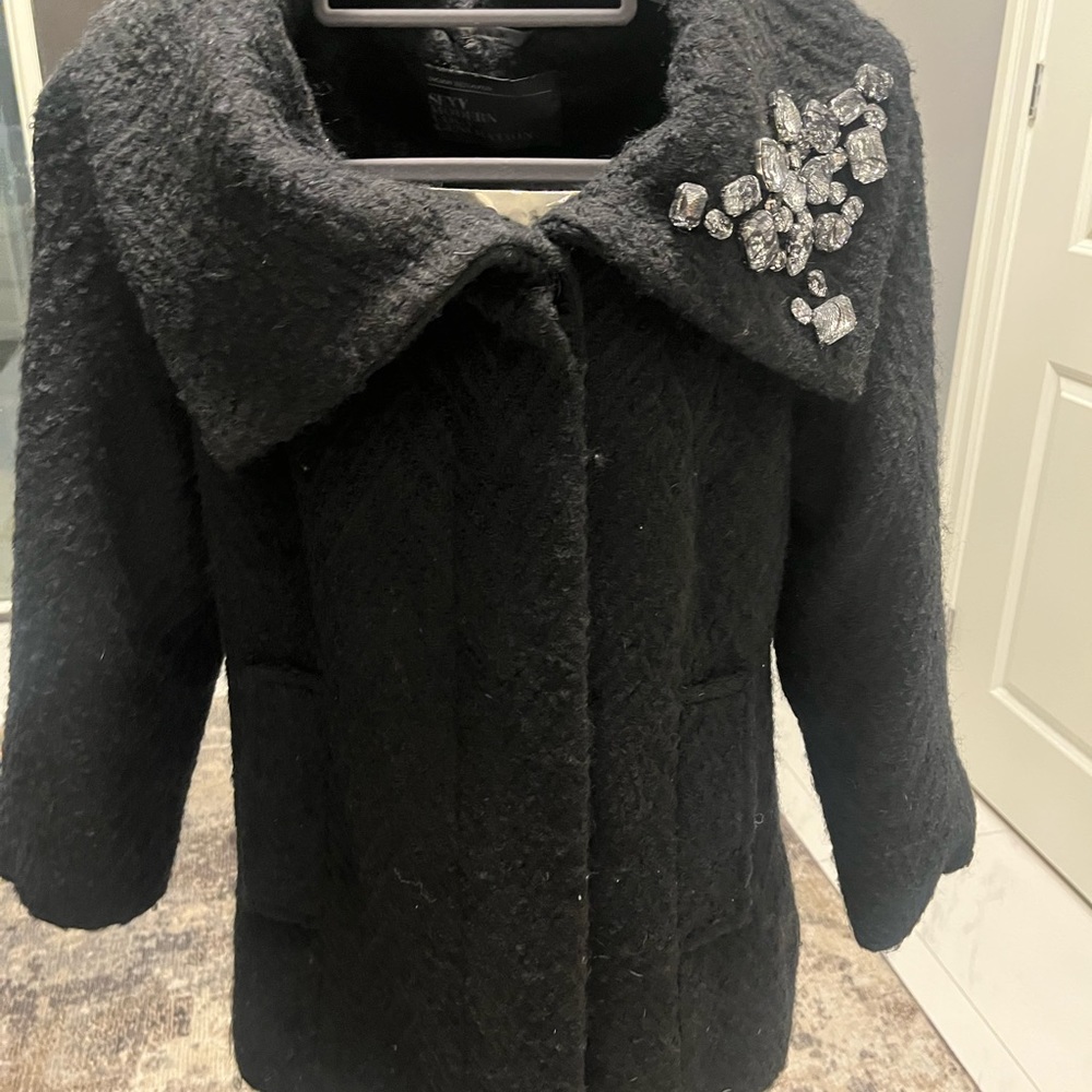 Urban 💎Behaviour 💎black bejewelled winter 💎 dressy jacket size small💎
